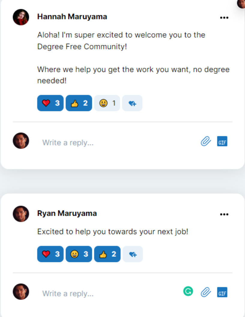 Join the Degree Free Community