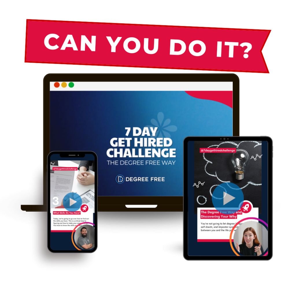 FREE 7 Day Get Hired Challenge